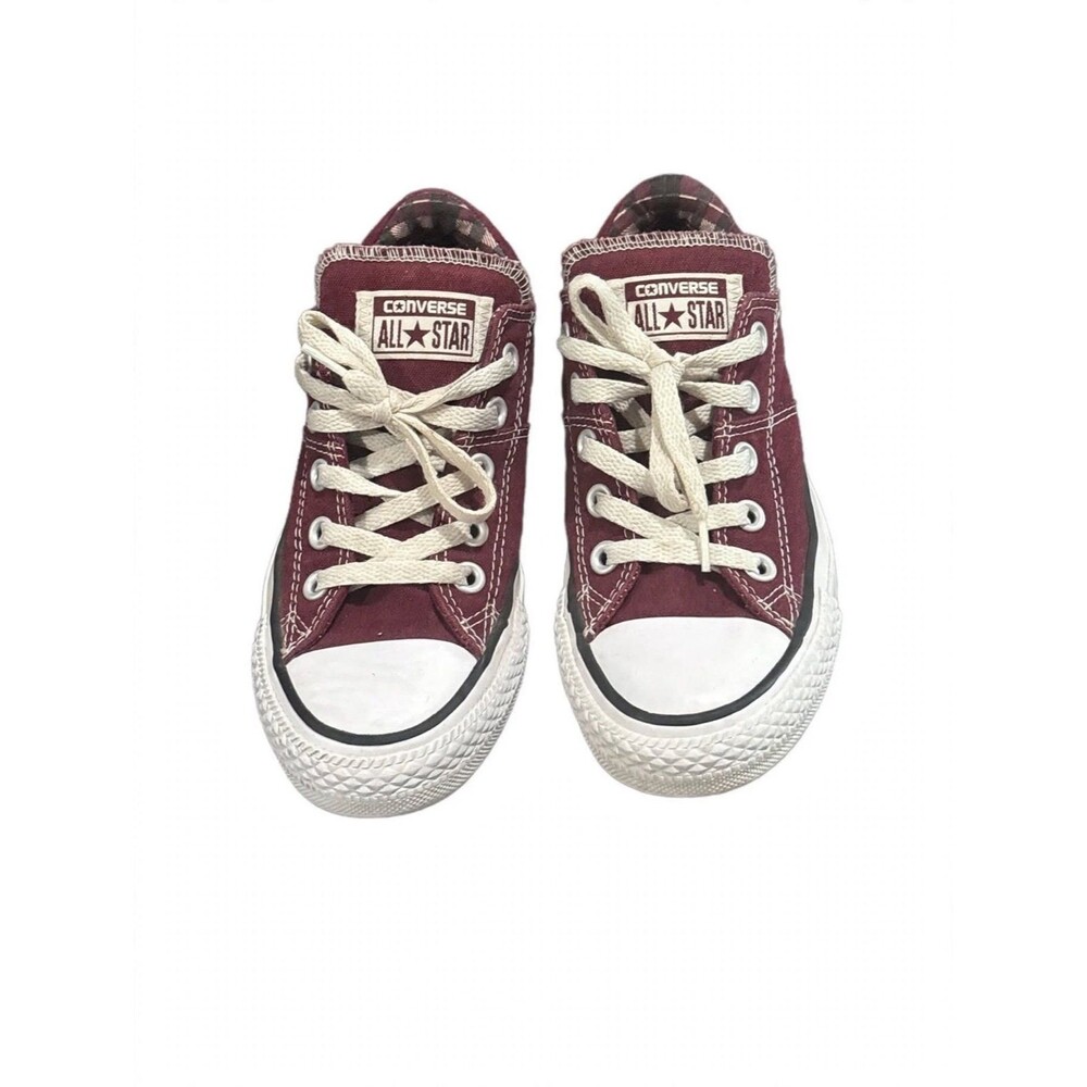 Converse All Star Low Top - Burgundy / Maroon - Size 6 Pre-owned Excellent